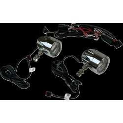 Φως ομίχλης ProBEAM LED halo chrome CUSTOM DYNAMICS PB-FOG-23-C