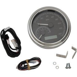 Δείκτης MVX σειράς χρώμιο γκρι DAKOTA DIGITAL MVX-2011-KG-C