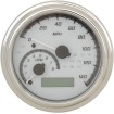 Δείκτης MVX σειράς χρώμιο λευκό DAKOTA DIGITAL MVX-2011-WG-C thumb