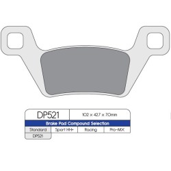 Τακάκι φρένων DP sintered replacement street touring off-road/ATV DP BRAKES DP521