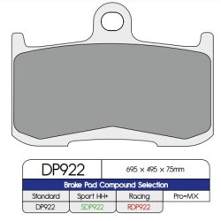 Τακάκι φρένων DP sintered replacement street touring off-road/ATV DP BRAKES DP922