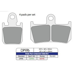Τακάκι φρένων DP sintered replacement street touring off-road/ATV DP BRAKES DP976