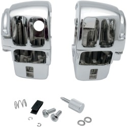 Κουτί διακοπτών με ραδιόφωνο chrome DRAG SPECIALTIES 07-0530AB Κουτί διακοπτών με ραδιόφωνο chrome DRAG SPECIALTIES 07-0530AB