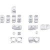 Καλύμματα διακοπτών - χρώμιο DRAG SPECIALTIES H18-0357CO-C
