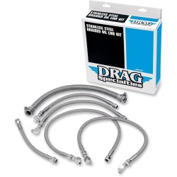Σετ γραμμής λαδιού από ανοξείδωτο χάλυβα DRAG SPECIALTIES 606000 Σετ γραμμής λαδιού από ανοξείδωτο χάλυβα DRAG SPECIALTIES 606000