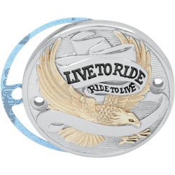 Κάλυμμα για σημεία Live To Ride χρυσό DRAG SPECIALTIES 30-0152CA Κάλυμμα για σημεία Live To Ride χρυσό DRAG SPECIALTIES 30-0152CA