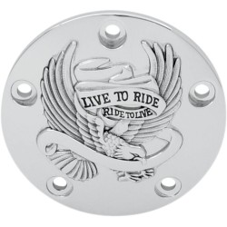 Κάλυμμα σημείων Live To Ride χρώμιο DRAG SPECIALTIES 30-0187CA