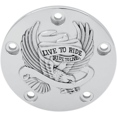 Κάλυμμα σημείων Live To Ride χρώμιο DRAG SPECIALTIES 30-0187CA