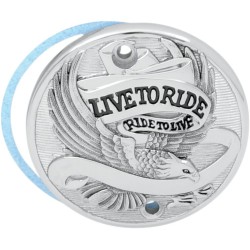 Κάλυμμα σημείων Live To Ride χρώμιο DRAG SPECIALTIES 30-0152DA Κάλυμμα σημείων Live To Ride χρώμιο DRAG SPECIALTIES 30-0152DA