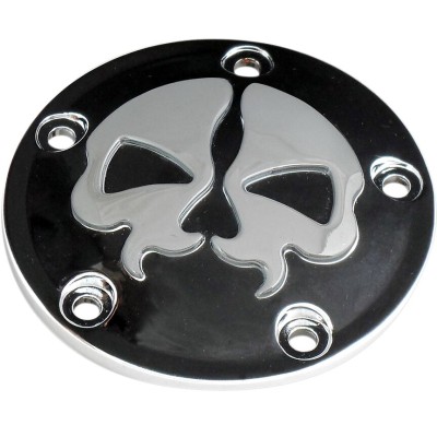 Κάλυμμα σημείων 5-οπών split skull μαύρο DRAG SPECIALTIES 78040B