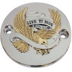 Κάλυμμα σημείων LIVE TO RIDE χρώμιο/χρυσό DRAG SPECIALTIES I30-0223GA thumb