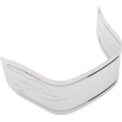 Μπροστινή ποδιά φτερού chrome flame DRAG SPECIALTIES 76764F
