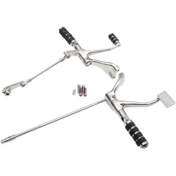 Χρωμιωμένα στάνταρ εμπρός χειριστήρια DRAG SPECIALTIES 056278