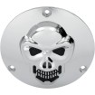 3-D κάλυμμα συμπλέκτη κρανίο chrome 3-hole DRAG SPECIALTIES 33-0061-PC thumb