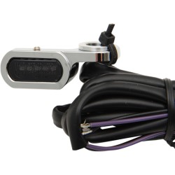 Φώτα δείκτη για τιμόνι χρώμιο/καπνιστό LED DRAG SPECIALTIES L22-0229CMENU