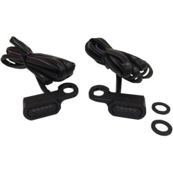 Φώτα δείκτη τιμονιού μαύρα/καπνιστά LED DRAG SPECIALTIES L22-0229MBMENU Φώτα δείκτη τιμονιού μαύρα/καπνιστά LED DRAG SPECIALTIES L22-0229MBMENU