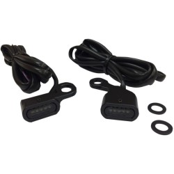 Φώτα σήμανσης για τιμόνι μαύρα/καπνιστά LED DRAG SPECIALTIES L22-0230MBMENU Φώτα σήμανσης για τιμόνι μαύρα/καπνιστά LED DRAG SPECIALTIES L22-0230MBMENU