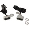 Φώτα marker τιμονιού χρώμιο/καπνιστό LED DRAG SPECIALTIES L22-0231CMENU