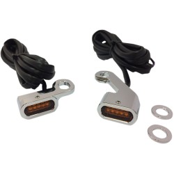 Φώτα δείκτες για τιμόνι χρώμιο/κεχριμπάρι led DRAG SPECIALTIES L22-0232CAENU Φώτα δείκτες για τιμόνι χρώμιο/κεχριμπάρι led DRAG SPECIALTIES L22-0232CAENU