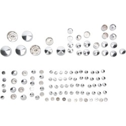 Σετ καλύμματα βιδών deluxe chrome DRAG SPECIALTIES 352100