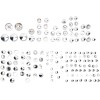 Σετ καλύμματα για βίδες deluxe chrome DRAG SPECIALTIES 352102