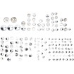 Σετ καλύμματα για βίδες deluxe chrome DRAG SPECIALTIES 352102 thumb