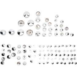 Σετ καπάκια για βίδες deluxe chrome DRAG SPECIALTIES 352104 Σετ καπάκια για βίδες deluxe chrome DRAG SPECIALTIES 352104