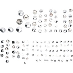 Σετ καλύμματα για βίδες deluxe chrome DRAG SPECIALTIES 352108 Σετ καλύμματα για βίδες deluxe chrome DRAG SPECIALTIES 352108
