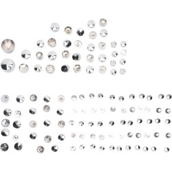 Σετ καλύμματα για βίδες deluxe chrome DRAG SPECIALTIES 352112 Σετ καλύμματα για βίδες deluxe chrome DRAG SPECIALTIES 352112
