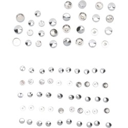 Σετ καπάκια για βίδες deluxe chrome DRAG SPECIALTIES 352118