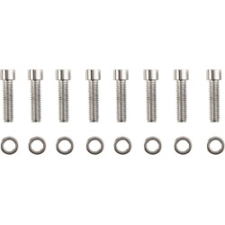 Σετ βίδες M8 lifter block smooth socket head chrome DRAG SPECIALTIES MK776S Σετ βίδες M8 lifter block smooth socket head chrome DRAG SPECIALTIES MK776S