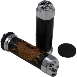Λαβές skull με κανονικά μάτια DRAG SPECIALTIES 74693B Λαβές skull με κανονικά μάτια DRAG SPECIALTIES 74693B