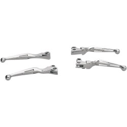 Σετ μοχλών με εγκοπές χρώμιο DRAG SPECIALTIES 07-0571-BC307 Σετ μοχλών με εγκοπές χρώμιο DRAG SPECIALTIES 07-0571-BC307