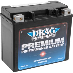 Μπαταρία premium (GYZ) 12V μολύβδου-οξέος αντικατάσταση 175 mm x 87 mm x 155 mm μαύρο DRAG SPECIALTIES DRSM72RGH Μπαταρία premium (GYZ) 12V μολύβδου-οξέος αντικατάσταση 175 mm x 87 mm x 155 mm μαύρο DRAG SPECIALTIES DRSM72RGH