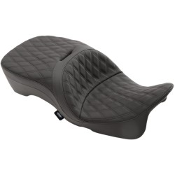 Κάθισμα large touring double diamond stitch, που δέχεται πλάτες τοποθετημένες στο πλαίσιο DRAG SPECIALTIES 0801-1111