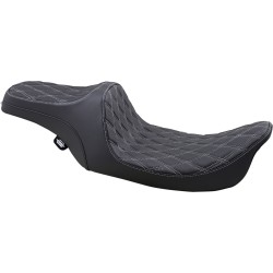 Καθίσματα PREDATOR III double diamond vinyl μαύρο/ασημί DRAG SPECIALTIES 0801-1130