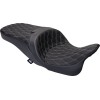 Σέλα Freedom βινύλιο double diamond ασημί ραφές FLH 2009-23 DRAG SPECIALTIES 0801-1482