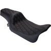 Σέλα Predator 1-up βινύλιο διπλό ρομβοειδές μαύρο FLH 2008-2023 DRAG SPECIALTIES 0801-1483