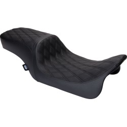 Κάθισμα Predator 2-Up βινύλιο Dbl Diamond μαύρη ραφή FLH 2008-23 DRAG SPECIALTIES 0801-1490 Κάθισμα Predator 2-Up βινύλιο Dbl Diamond μαύρη ραφή FLH 2008-23 DRAG SPECIALTIES 0801-1490
