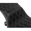 Κάθισμα Predator 2up Performance DD Slvr Vinyl Extended Reach DRAG SPECIALTIES 4691C thumb