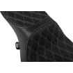 Κάθισμα Peformance Predator 2-up double diamond silver vinyl DRAG SPECIALTIES 4692C thumb