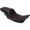Κάθισμα Predator 2-Up - Double Diamond - κόκκινες ραφές - FL DRAG SPECIALTIES 4695D