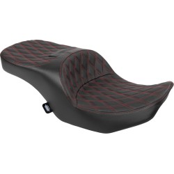 Σέλα Freedom Tour 2-up μαύρο βινύλιο DD κόκκινη ραφή Touring DRAG SPECIALTIES 4711D Σέλα Freedom Tour 2-up μαύρο βινύλιο DD κόκκινη ραφή Touring DRAG SPECIALTIES 4711D