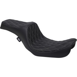Κάθισμα PREDATOR III double diamond μαύρο/ασημί DRAG SPECIALTIES 0803-0603