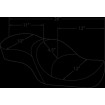 Κάθισμα low-profile touring rear 2-up vinyl μαύρο DRAG SPECIALTIES 0804-0258 thumb