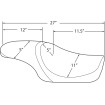 Κάθισμα PREDATOR λείο μαύρο DRAG SPECIALTIES 0804-0601 Κάθισμα PREDATOR λείο μαύρο DRAG SPECIALTIES 0804-0601 thumb