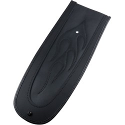 Προστατευτικό φτερού FENDER SKINS πίσω με φλόγα ραφή βινύλιο μαύρο DRAG SPECIALTIES 1405-0137
