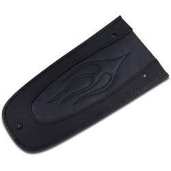 Προστατευτικό φτερού FENDER SKINS πίσω με φλόγα ραφή βινύλιο μαύρο DRAG SPECIALTIES 1405-0140 Προστατευτικό φτερού FENDER SKINS πίσω με φλόγα ραφή βινύλιο μαύρο DRAG SPECIALTIES 1405-0140