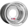 Πίσω τροχός RED LABEL 9X8 4/110 3+5 από κυλινδρικά σφυρηλατημένο αλουμινένιο κράμα με γυαλισμένο ασημί χείλος ΑΛΛΑ 006-08