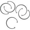 Δακτύλιος κλειδώματος RING RET.CLTCH BRNG00-5PK EASTERN MOTORCYCLE PARTS A-37905-00 thumb